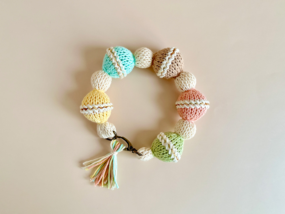 犬用 ニットネックレス 可愛い ハンドメイド